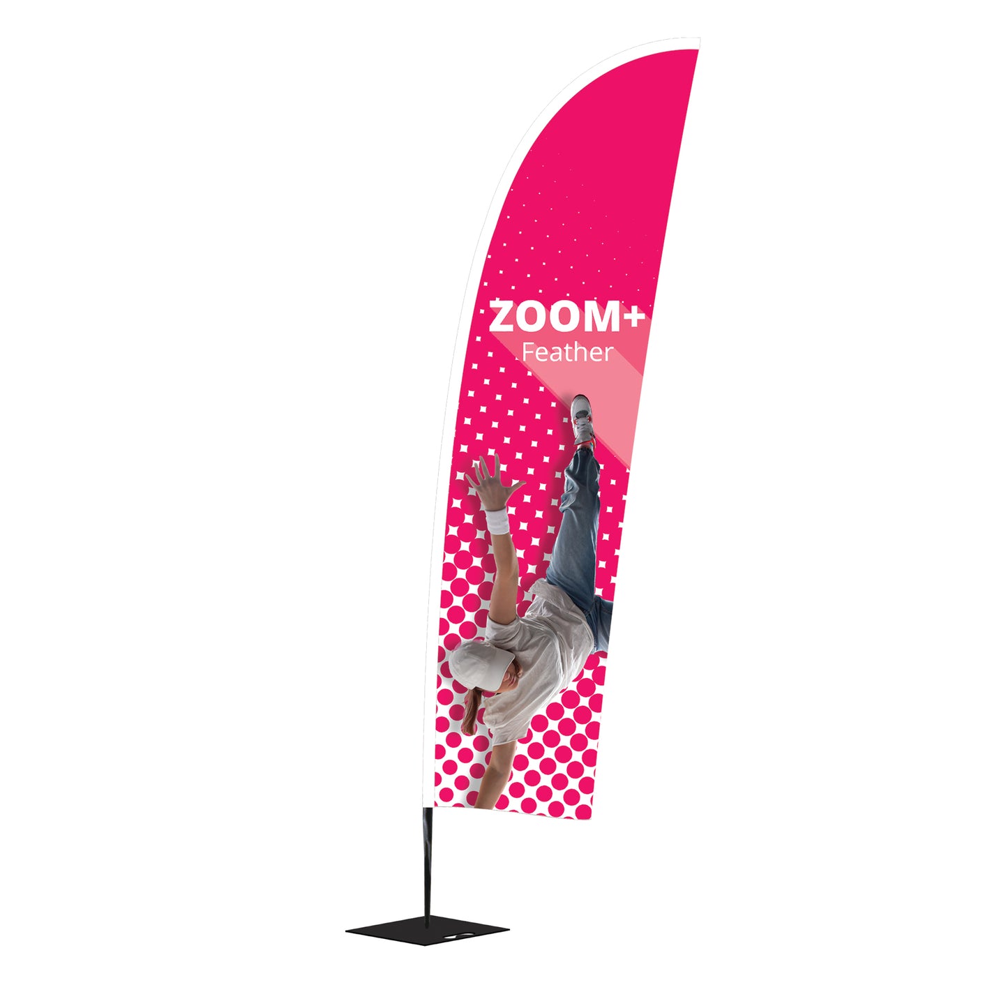 Drapeau Zoom+ Feather