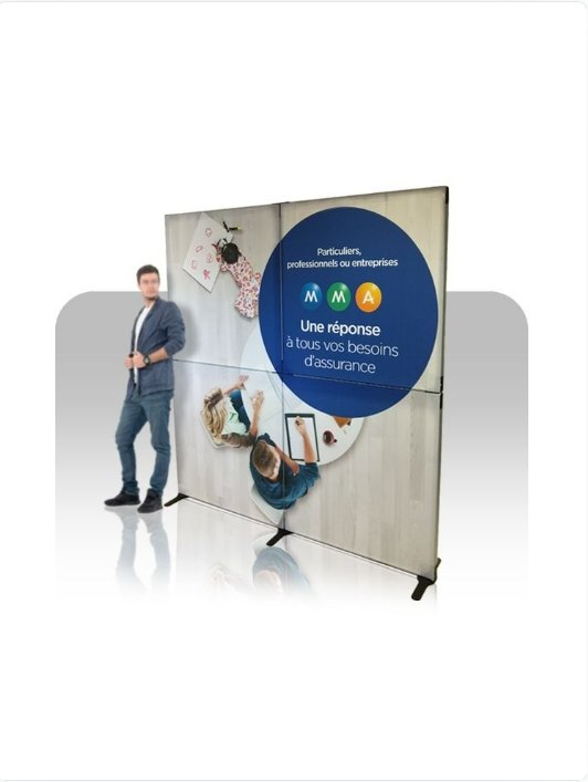 Image of Kit Flextile 4 Cadres - 120 - Stand3d