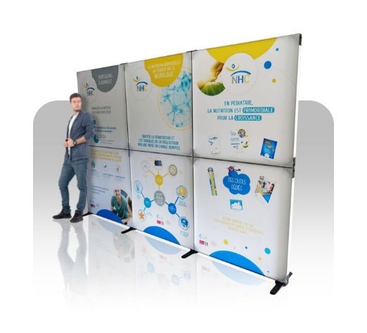 Image of Kit Flextile 6 cadres - 120 - Stand3d